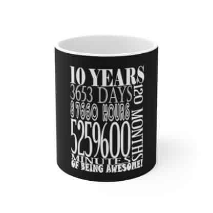 10th birthday mug