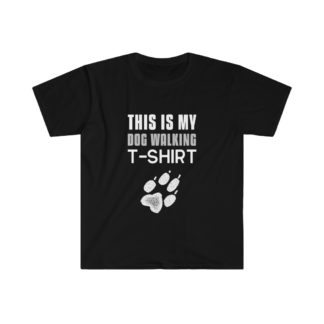 dog walking t-shirt
